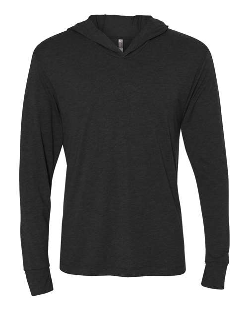Next Level 6021 Unisex Triblend Hooded Long Sleeve Pullover Tee