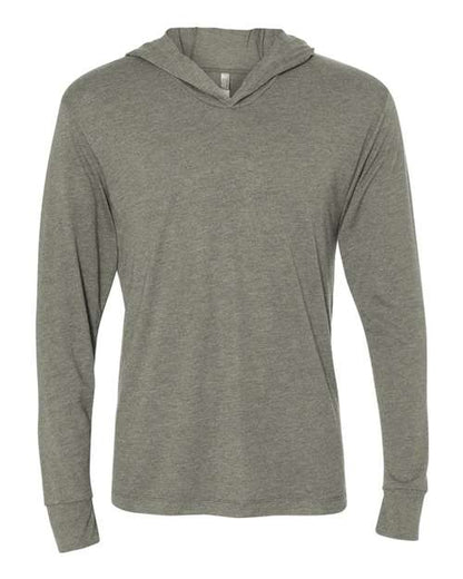 Next Level 6021 Unisex Triblend Hooded Long Sleeve Pullover Tee