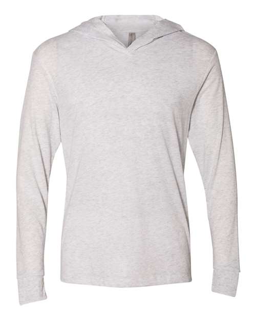 Next Level 6021 Unisex Triblend Hooded Long Sleeve Pullover Tee