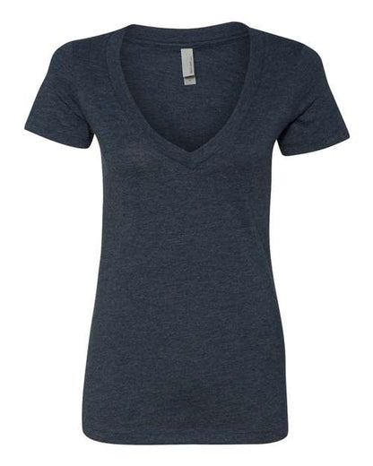 Next Level 6640 Women’s CVC Deep V-Neck Tee