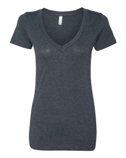 Next Level 6740 Women’s Triblend Deep V-Neck Tee