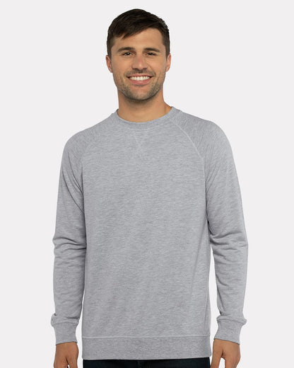 Next Level 9000 Unisex Laguna Raglan Crewneck Sweatshirt