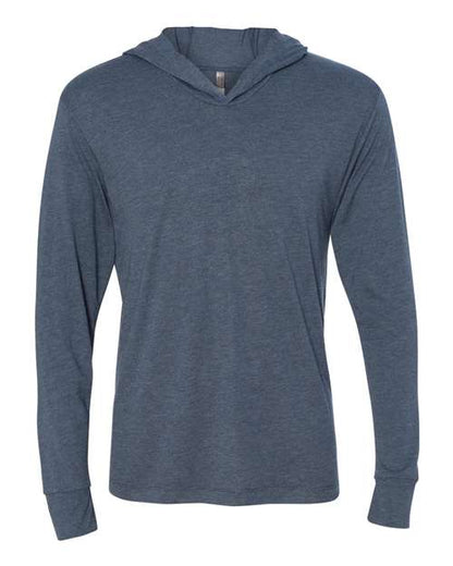 Next Level 6021 Unisex Triblend Hooded Long Sleeve Pullover Tee
