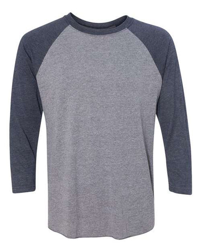 Next Level 6051 Unisex Triblend Three-Quarter Raglan Tee