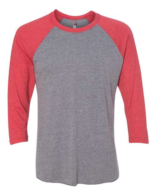 Next Level 6051 Unisex Triblend Three-Quarter Raglan Tee