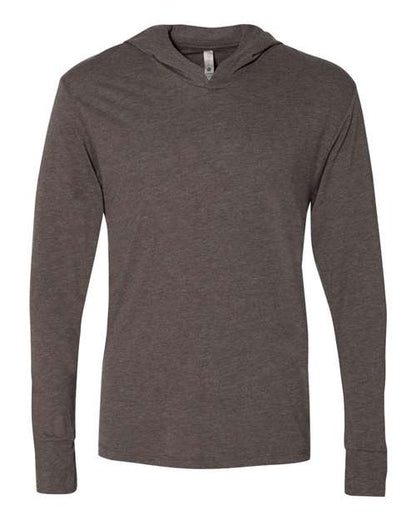 Next Level 6021 Unisex Triblend Hooded Long Sleeve Pullover Tee