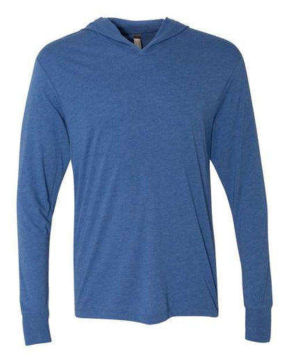 Next Level 6021 Unisex Triblend Hooded Long Sleeve Pullover Tee