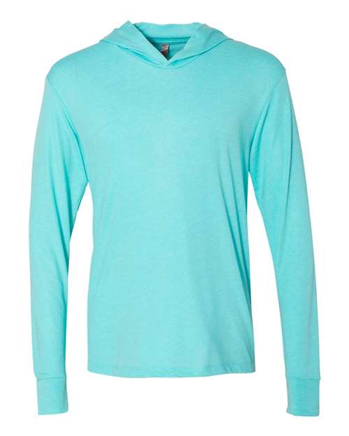 Next Level 6021 Unisex Triblend Hooded Long Sleeve Pullover Tee