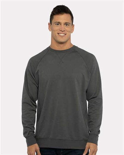 Next Level 9000 Unisex Laguna Raglan Crewneck Sweatshirt