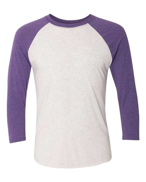Purple Rush Sleeves/ Heather White Body color variant