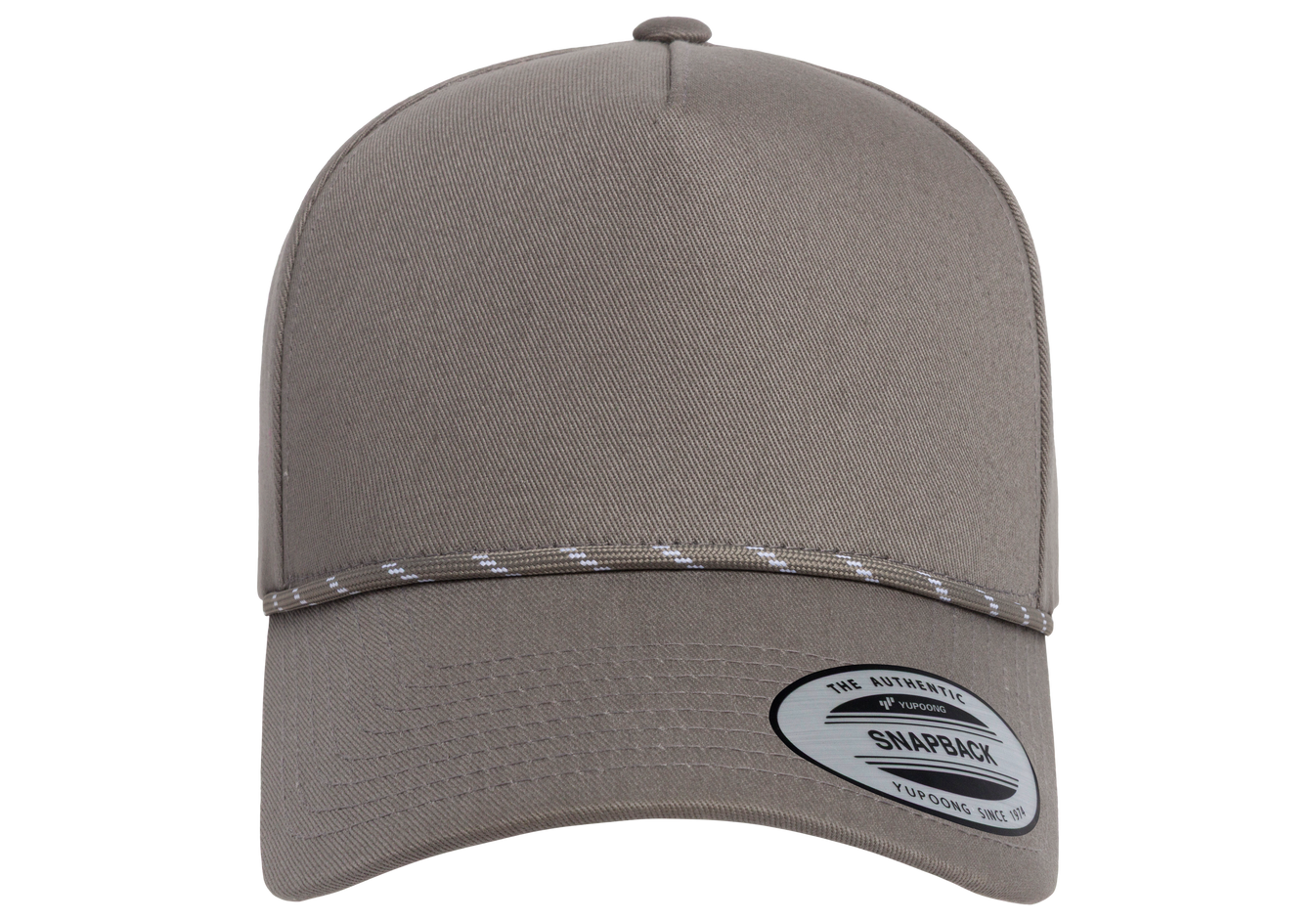 YP Classics 5079BD Retro Cotton Blend 5-Panel Snapback Cap with Braided Rope