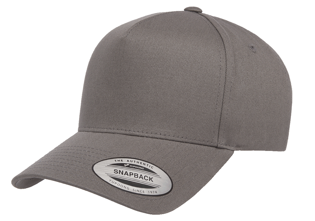 YP Classics® 5079 Retro Cotton Blend 5-Panel Snapback Cap