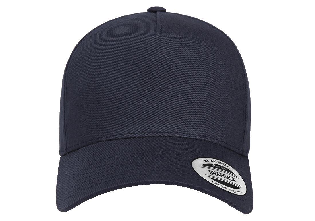 YP Classics® 5079 Retro Cotton Blend 5-Panel Snapback Cap
