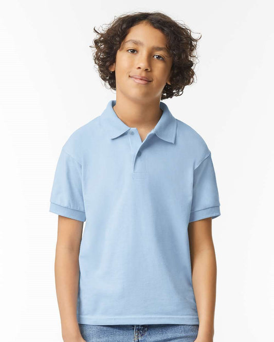 Gildan 8800B Youth DryBlend® Jersey Polo - Star Hats & Embroidery