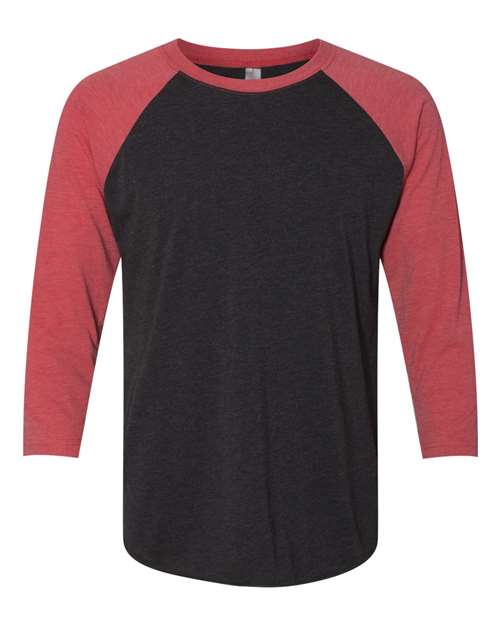 Next Level 6051 Unisex Triblend Three-Quarter Raglan Tee