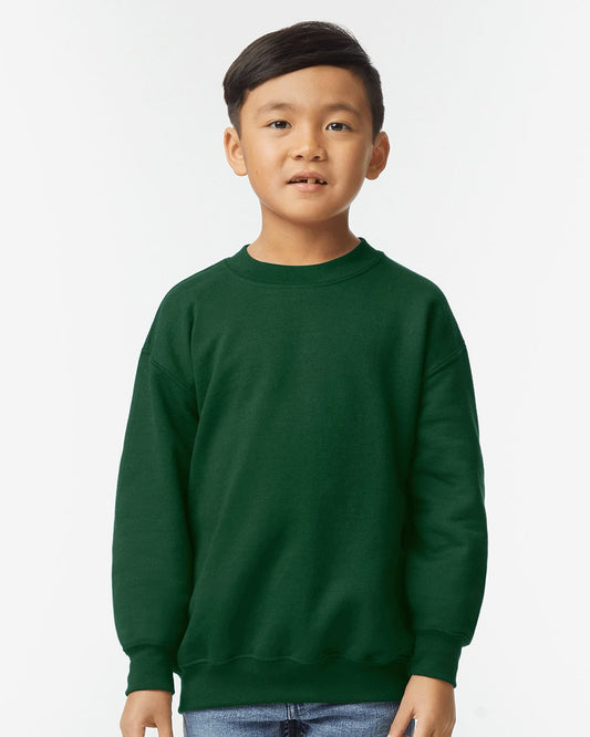 Gildan 18000B Youth Heavy Blend™ Crewneck Sweatshirt - Star Hats & Embroidery