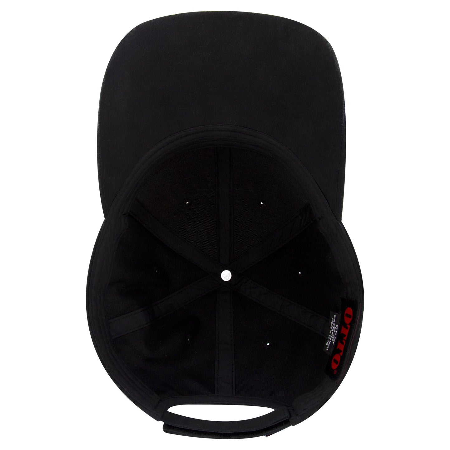 OTTO CAP 58-755 6 Panel Low Profile Baseball Cap US Flag Flame Design Hat