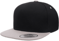 Yupoong 6007T 5-Panel Cotton Twill Snapback Hat Flat Bill Cap YP Classics