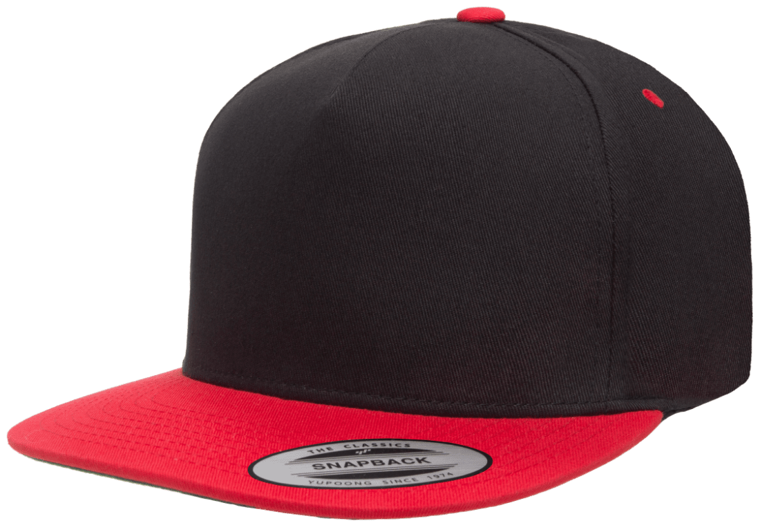 YP Classics, Yupoong 6007 5-Panel Cotton Twill Snaback Cap