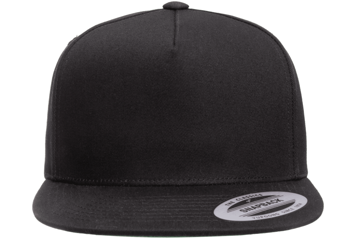 YP Classics, Yupoong 6007 5-Panel Cotton Twill Snaback Cap