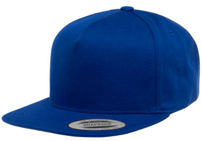 YP Classics, Yupoong 6007 5-Panel Cotton Twill Snaback Cap