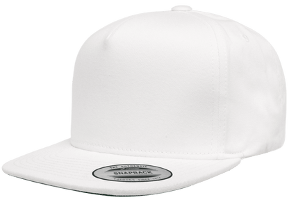 YP Classics, Yupoong 6007 5-Panel Cotton Twill Snaback Cap