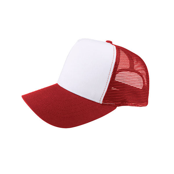 Mega Cap 6807 Poly Cotton Twill Trucker Cap