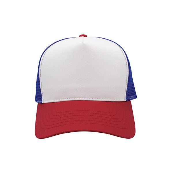 Mega Cap 6807 Poly Cotton Twill Trucker Cap