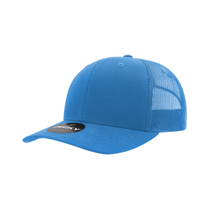 Decky 6021 Mid Profile Trucker Hats 6 Panel Caps Cotton Structured Group A