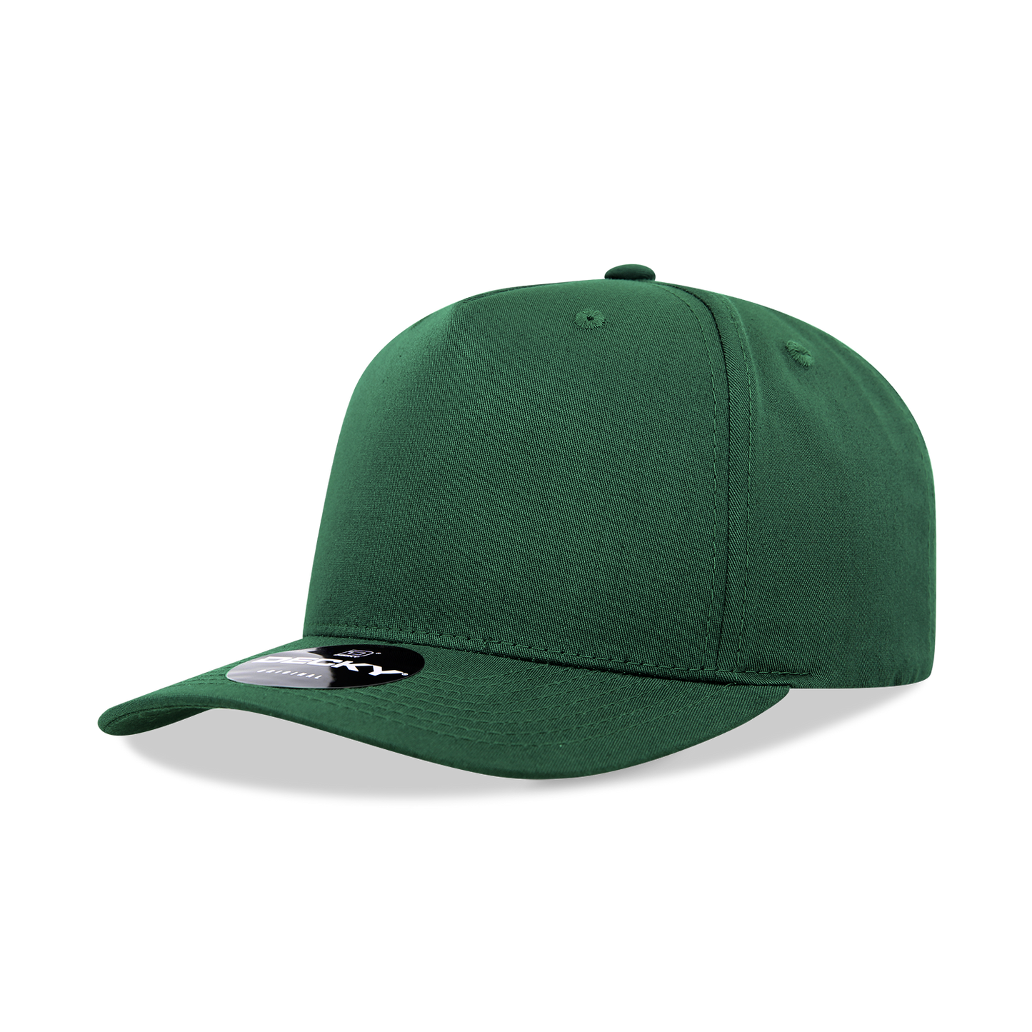 Decky 6024 Mid Profile Structured Hats 5 Panel Curved Bill Snapback Caps
