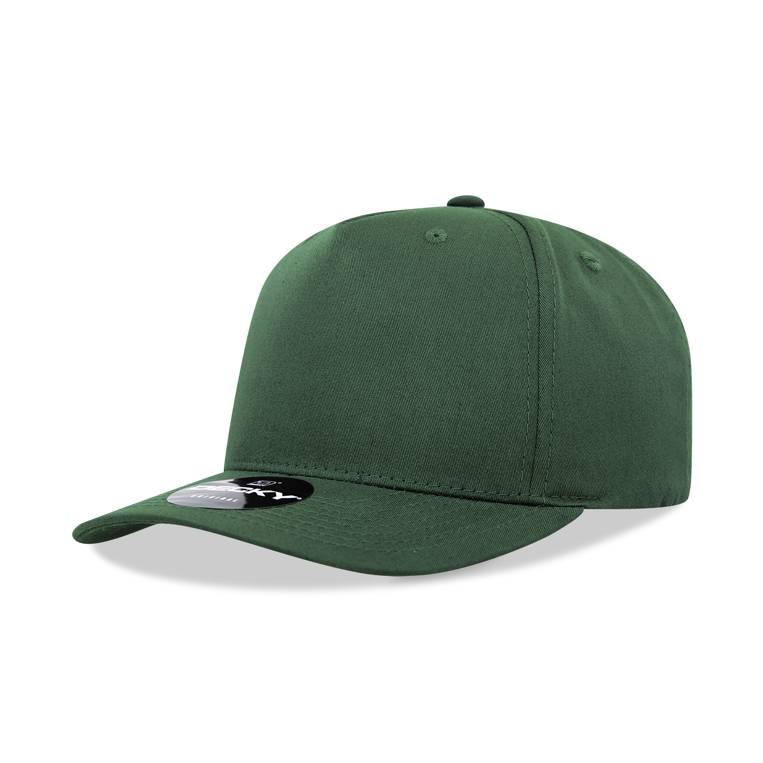 Decky 6024 Mid Profile Structured Hats 5 Panel Curved Bill Snapback Caps