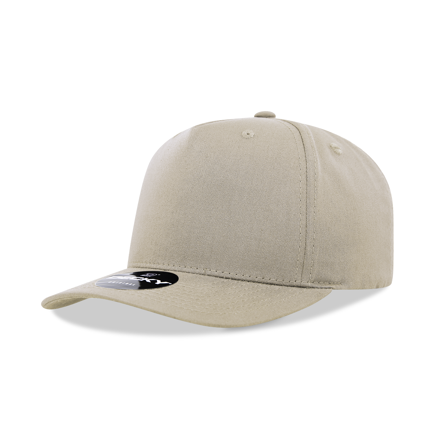 Decky 6024 Mid Profile Structured Hats 5 Panel Curved Bill Snapback Caps
