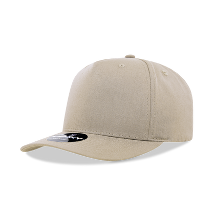 Decky 6024 Mid Profile Structured Hats 5 Panel Curved Bill Snapback Caps