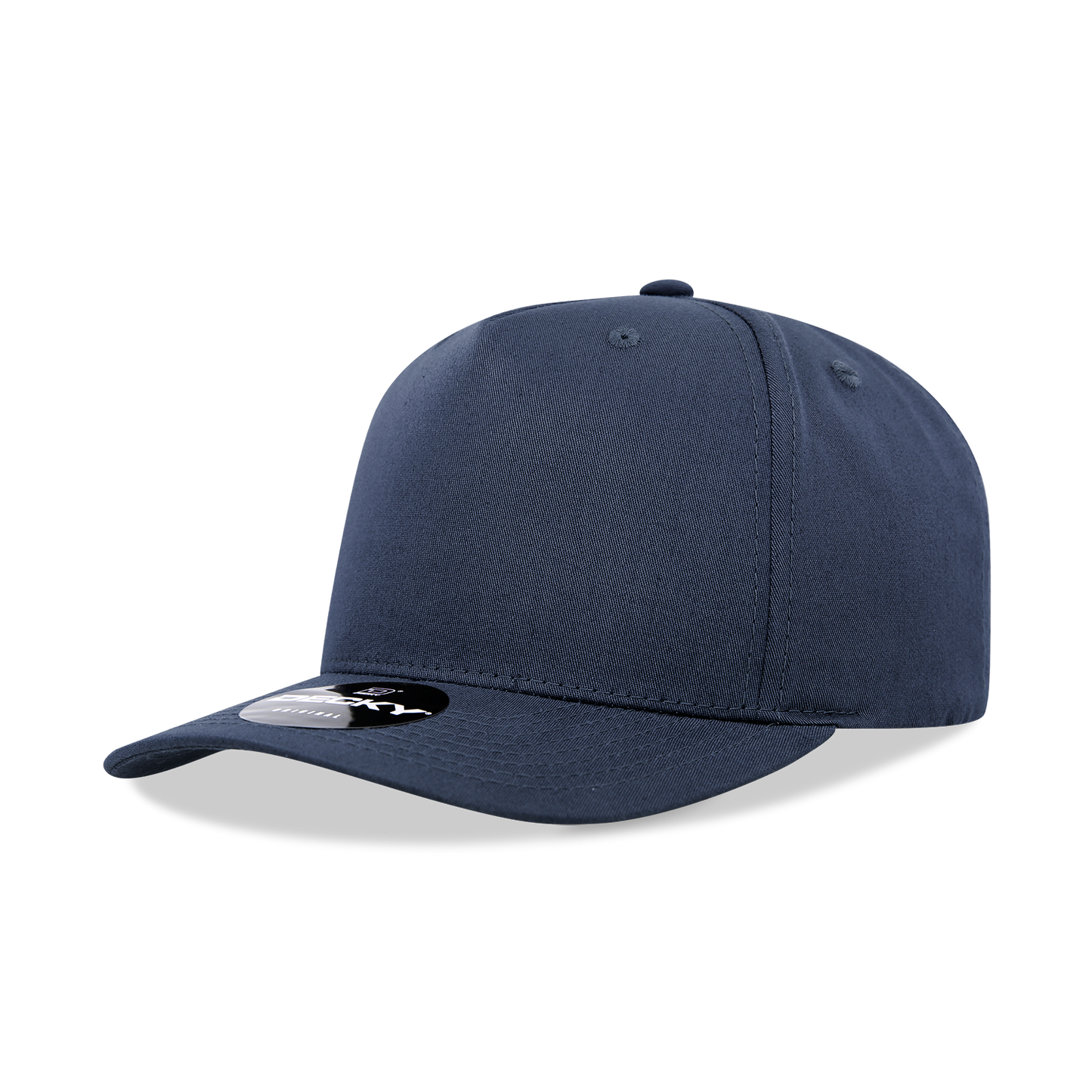 Decky 6024 Mid Profile Structured Hats 5 Panel Curved Bill Snapback Caps