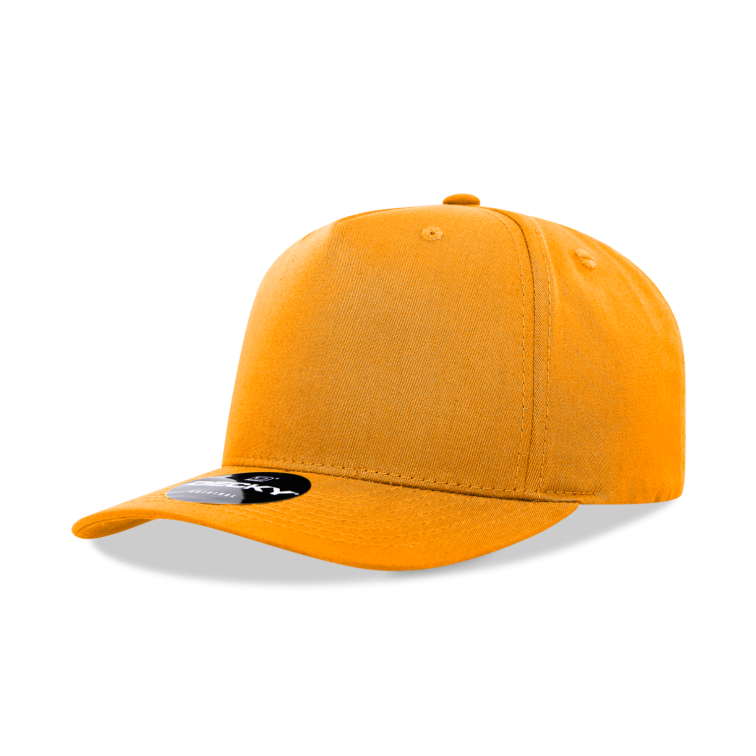 Decky 6024 Mid Profile Structured Hats 5 Panel Curved Bill Snapback Caps