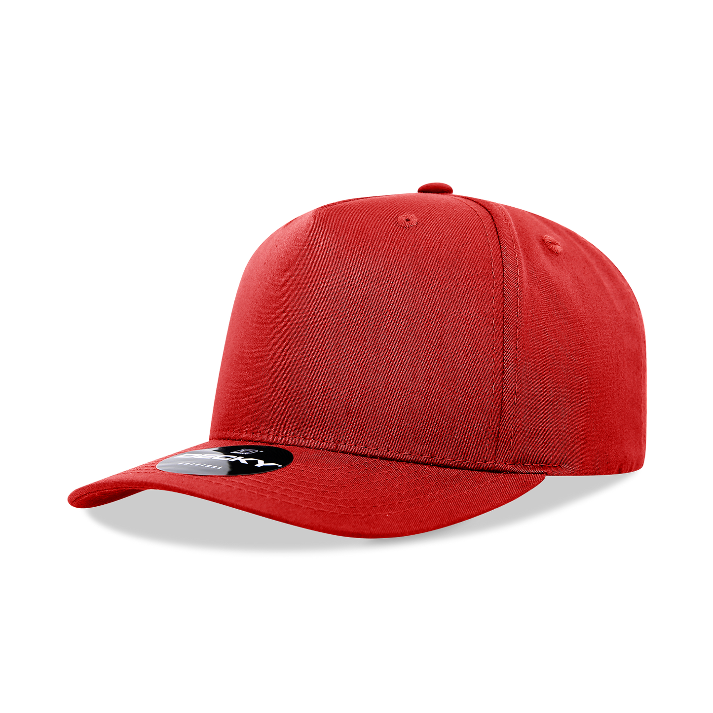Decky 6024 Mid Profile Structured Hats 5 Panel Curved Bill Snapback Caps