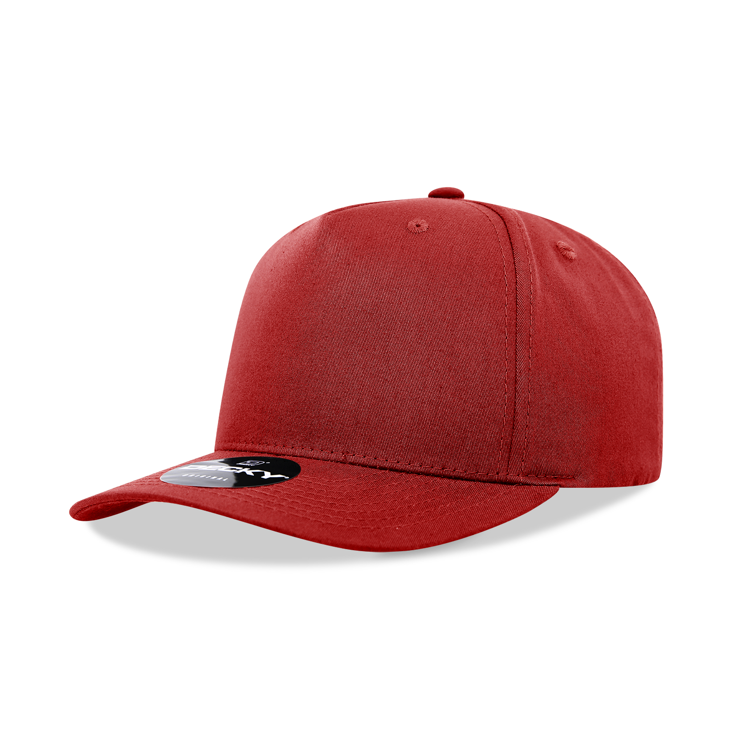 Decky 6024 Mid Profile Structured Hats 5 Panel Curved Bill Snapback Caps