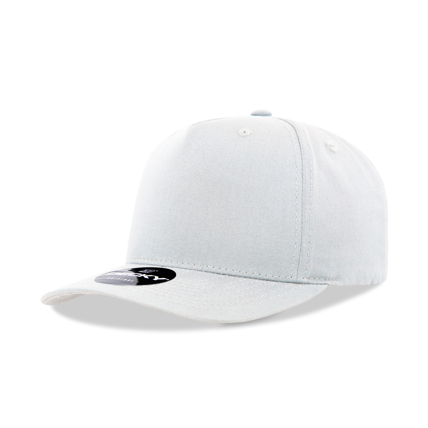 Decky 6024 Mid Profile Structured Hats 5 Panel Curved Bill Snapback Caps