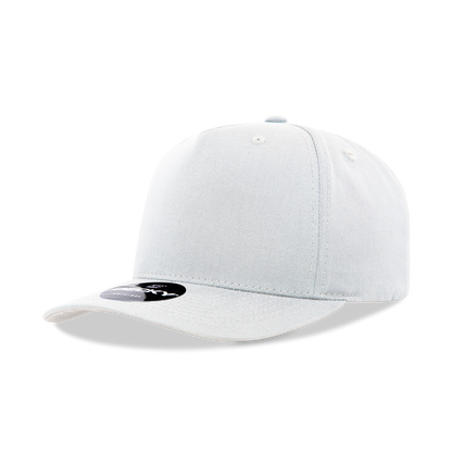 Decky 6024 Mid Profile Structured Hats 5 Panel Curved Bill Snapback Caps