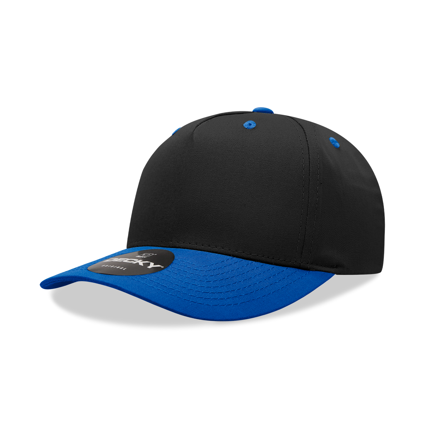 Decky 6024 Mid Profile Structured Hats 5 Panel Curved Bill Snapback Caps