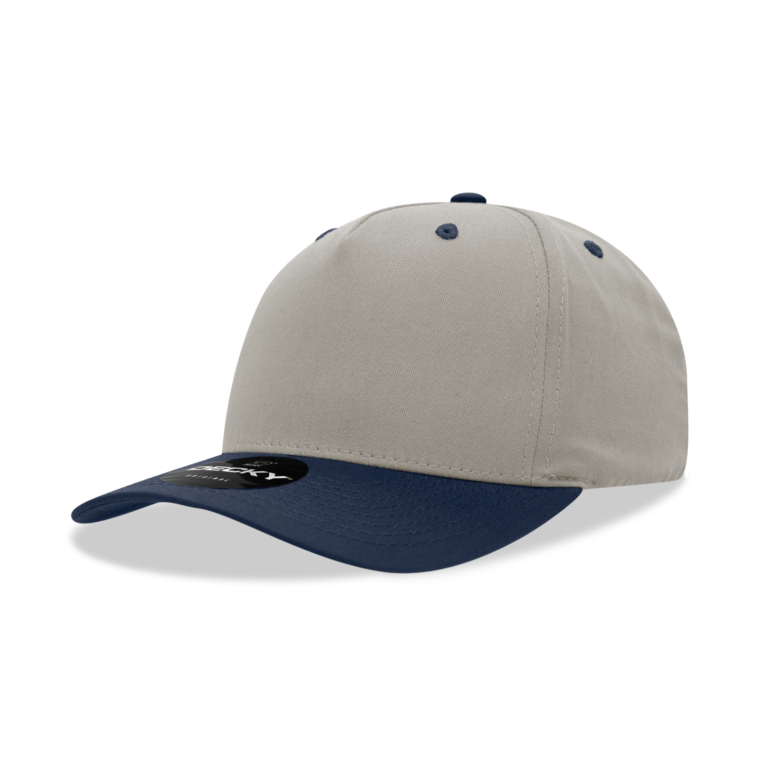 Decky 6024 Mid Profile Structured Hats 5 Panel Curved Bill Snapback Caps