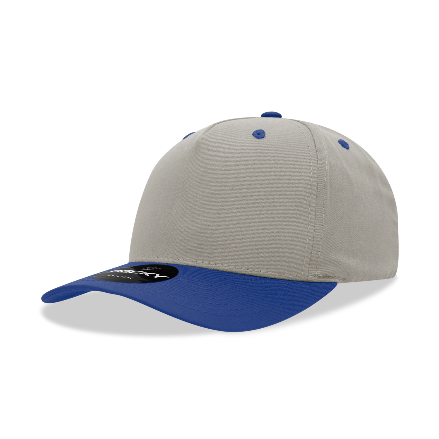 Decky 6024 Mid Profile Structured Hats 5 Panel Curved Bill Snapback Caps