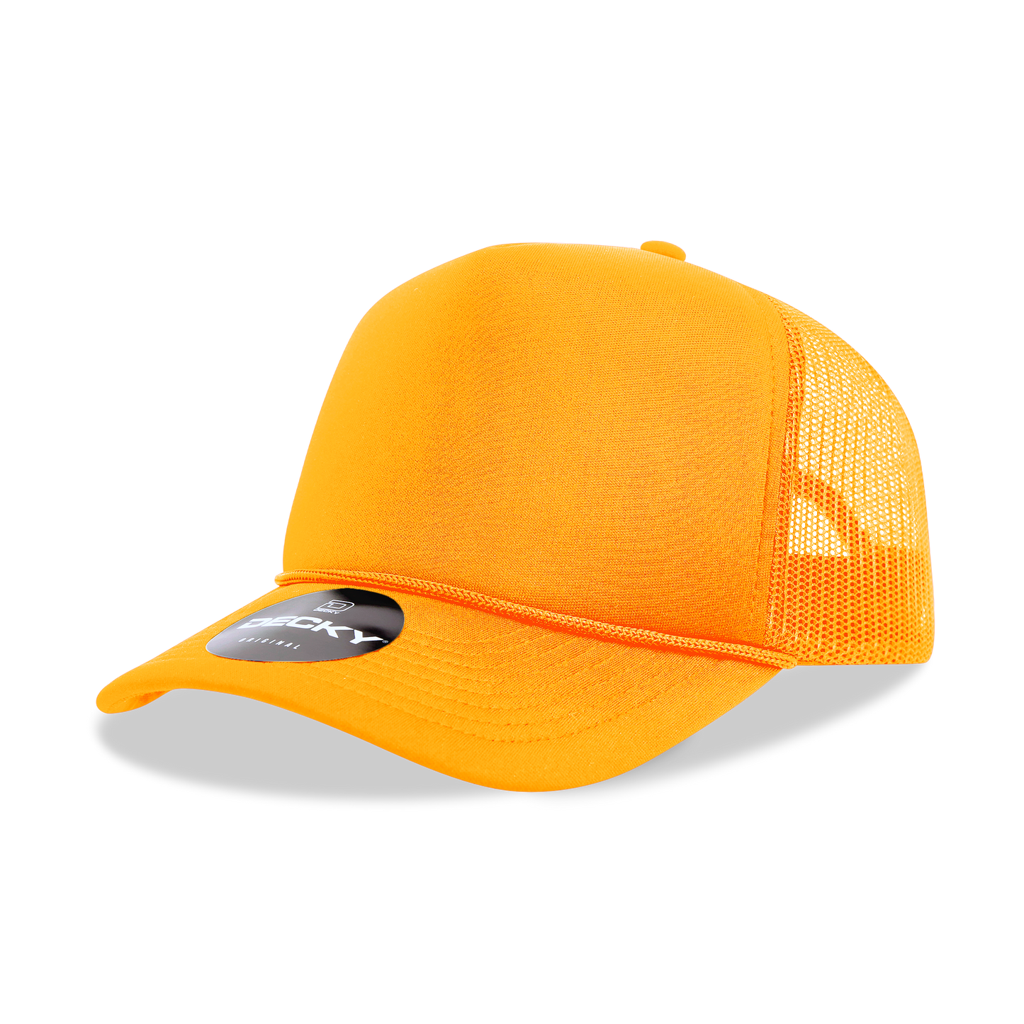 Decky 6025 Mid Profile Foam Trucker Hats 5 Panel Caps Structured