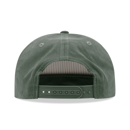 Decky 6032 - Classic Grandpa Rope Cap, 5 Panel Flat Bill Hat, Snapback