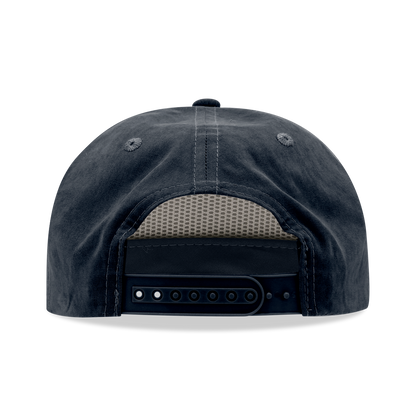 Decky 6032 - Classic Grandpa Rope Cap, 5 Panel Flat Bill Hat, Snapback