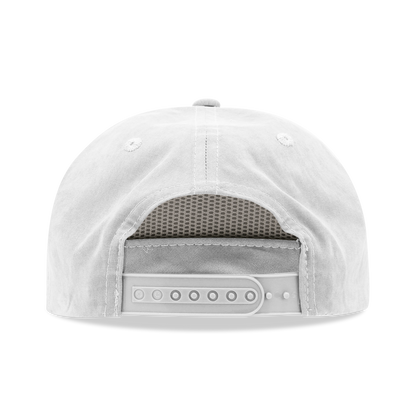 Decky 6032 - Classic Grandpa Rope Cap, 5 Panel Flat Bill Hat, Snapback