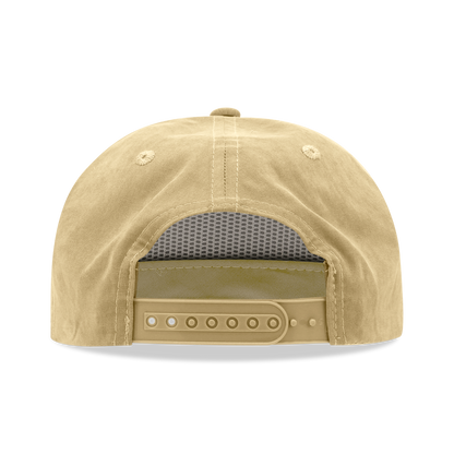 Decky 6032 - Classic Grandpa Rope Cap, 5 Panel Flat Bill Hat, Snapback