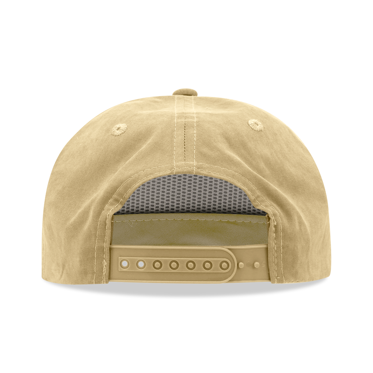 Decky 6032 - Classic Grandpa Rope Cap, 5 Panel Flat Bill Hat, Snapback
