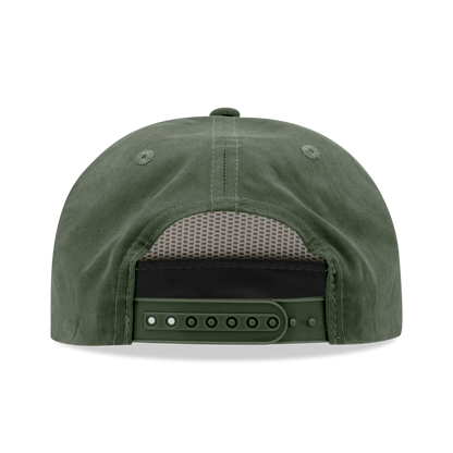 Decky 6032 - Classic Grandpa Rope Cap, 5 Panel Flat Bill Hat, Snapback