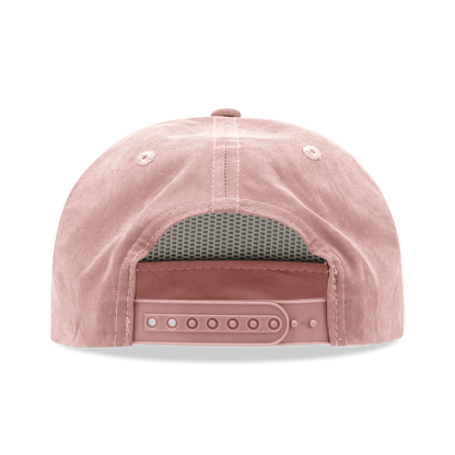 Decky 6032 - Classic Grandpa Rope Cap, 5 Panel Flat Bill Hat, Snapback